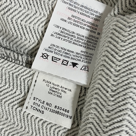 Puma Cotton Grey Heather Jacket Size M - Picture 4 of 9